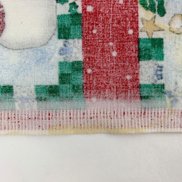 Daisy Kingdom Craft Squares Christmas Holiday Fabric Penguin Snowman B3811 - Picture 15 of 16